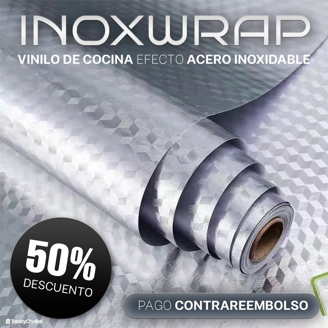 INOXWRAP® Vinilo de Cocina (3 metros)