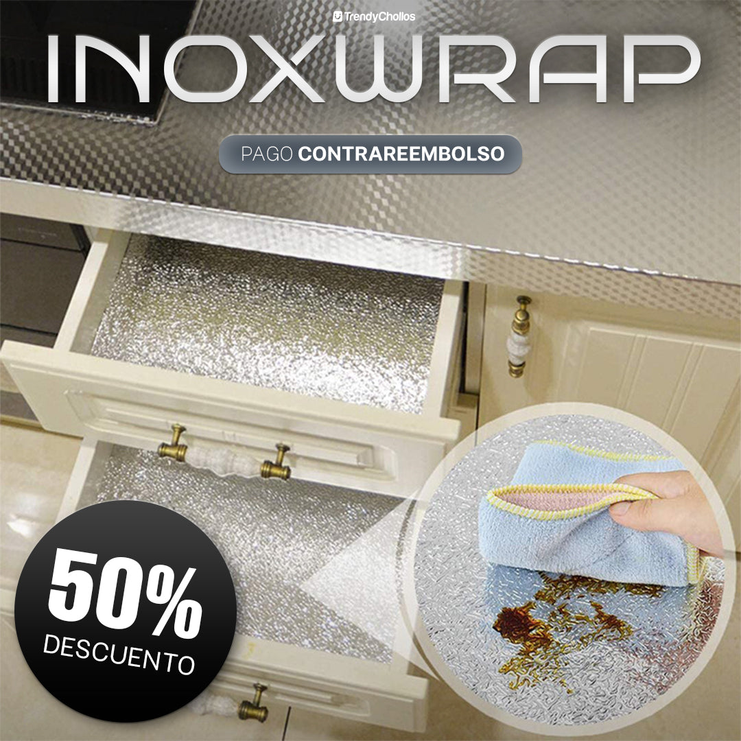 INOXWRAP® Vinilo de Cocina (3 metros)