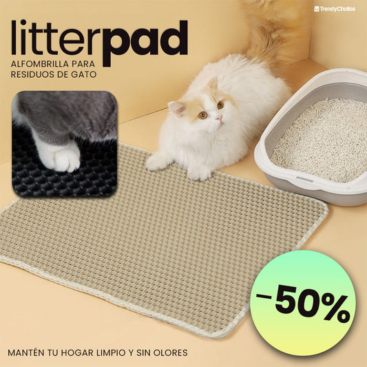 LITTERPAD® Alfombrilla Para Residuos de Gato