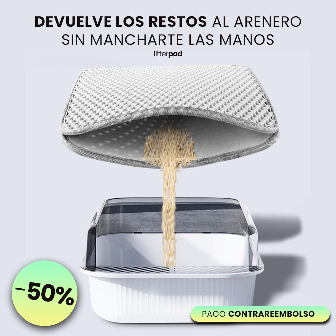 LITTERPAD® Alfombrilla Para Residuos de Gato
