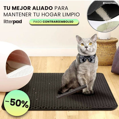 LITTERPAD® Alfombrilla Para Residuos de Gato