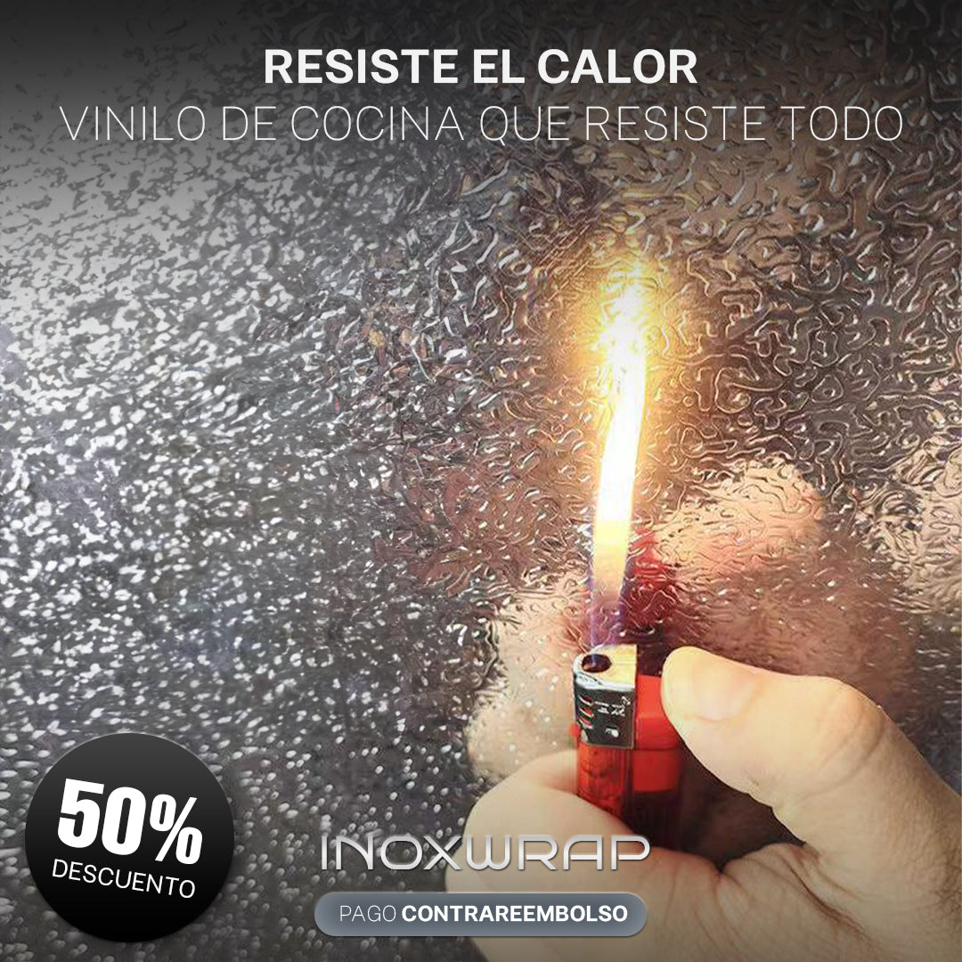 INOXWRAP® Vinilo de Cocina (3 metros)