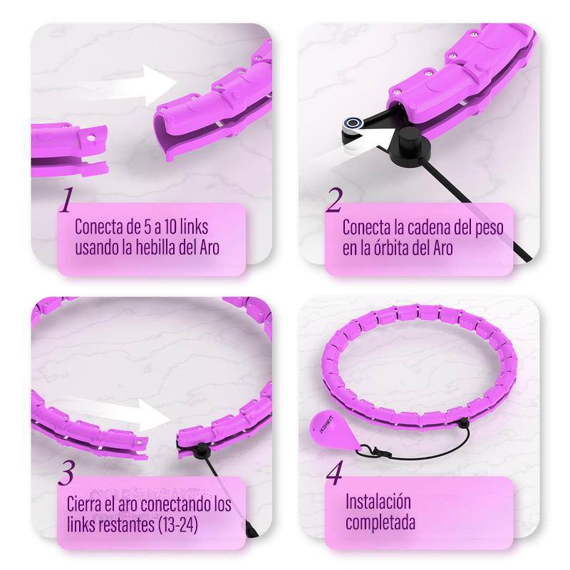 Aro Fitness Ajustable para Tonificar en Casa